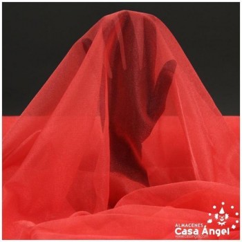 TELA DE GASA SPARLING CARNAVAL ROJA 150cm