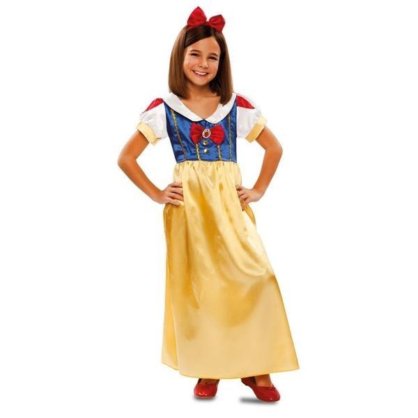 DISFRAZ BLANCANIEVES VESTIDO INFANTIL 4-6 AÑOS