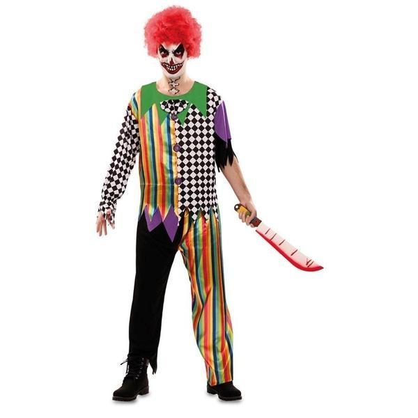 DISFRAZ PAYASO SINIESTRO COLORES