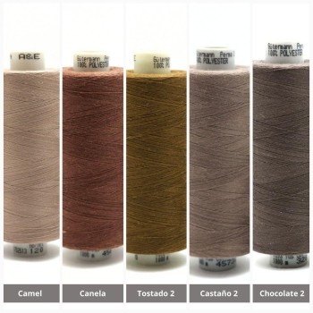 HILO DE POLIÉSTER GUTERMANN TONOS MARRONES 1000m