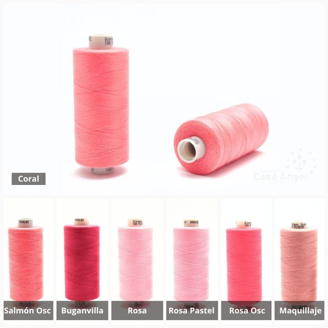 HILO DE POLIÉSTER GUTERMANN TONOS ROSAS 1000m