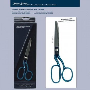 TIJERAS PROFESIONALES DE ACERO INOXIDABLE MORADO 17cm