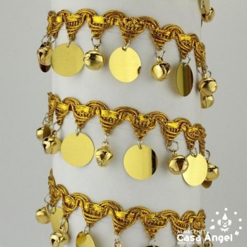 FLECO CASCABELES LENTEJUELAS 4cm