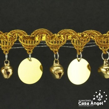 FLECO CASCABELES LENTEJUELAS 4cm