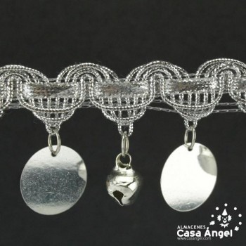 FLECO CASCABELES LENTEJUELAS 4cm