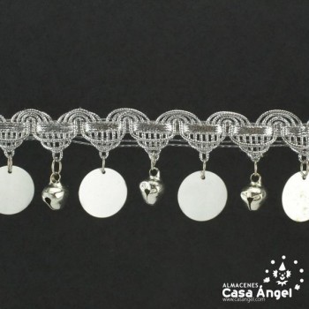FLECO CASCABELES LENTEJUELAS 4cm