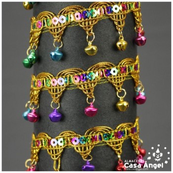 PASAMANERÍA FLECOS CASCABELES PUNTILLAS 30mm