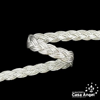 CINTA DE TRENZA METALIZADA