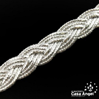 CINTA DE TRENZA METALIZADA