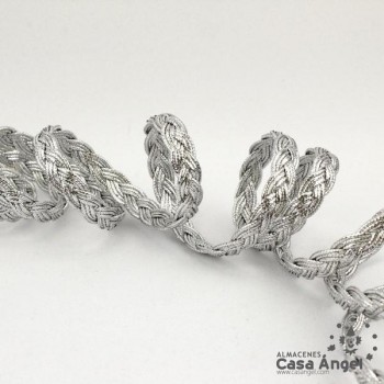 CINTA DE TRENZA METALIZADA