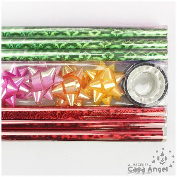 SET REGALO ROLLOS FLORES CINTAS 50cm