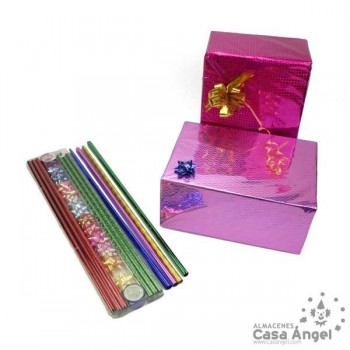 SET REGALO ROLLOS FLORES CINTAS 50cm