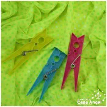 LYCRA VERDE FLÚOR CON LENTEJUELA FIJA AL TONO SERIE CHUCHES 150cm