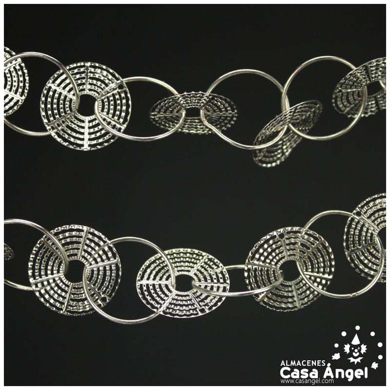 CADENA DE ANILLOS Y DISCOS DE ACERO 30mm