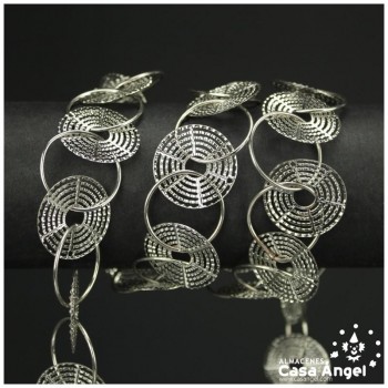 CADENA DE ANILLOS Y DISCOS DE ACERO 30mm