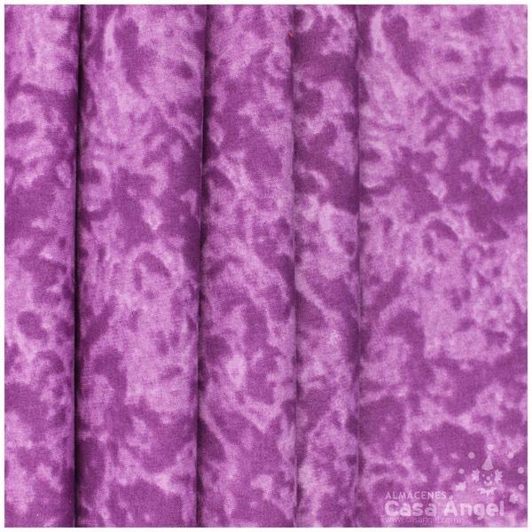 TELA ALGODÓN MORADO TINTE IRREGULAR 145cm
