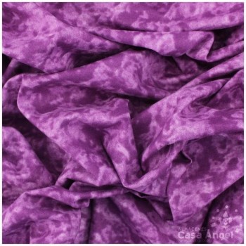 TELA ALGODÓN MORADO TINTE IRREGULAR 145cm