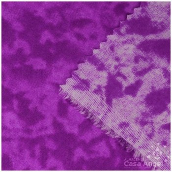 TELA ALGODÓN MORADO TINTE IRREGULAR 145cm