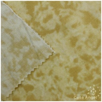 TELA ALGODÓN BEIGE TINTE IRREGULAR 145cm