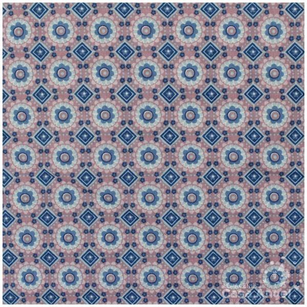 PATCHWORK PATRÓN DE ROMBOS Y CÍRCULOS ROSA 145cm