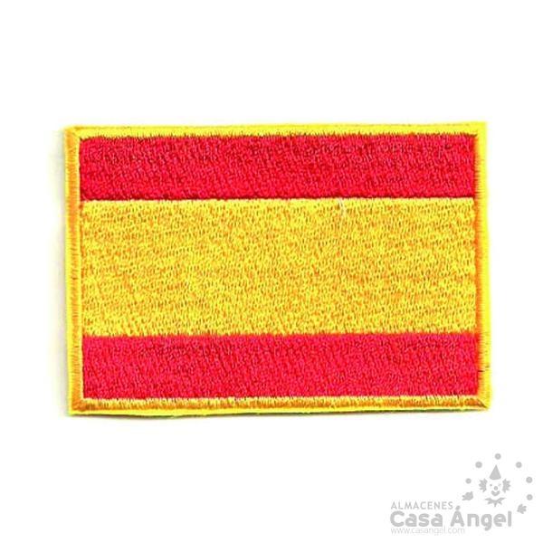 BANDERA ESPAÑA BORDADA TERMOADHESIVA 32mm 4 UNIDADES