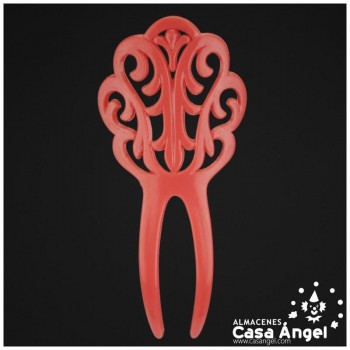 PEINECILLO FLAMENCA DOS PÚAS INFANTIL 12cm