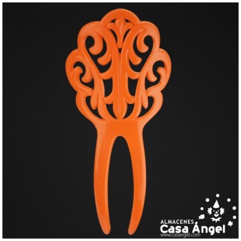 PEINECILLO FLAMENCA DOS PÚAS INFANTIL 12cm