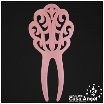 PEINECILLO FLAMENCA DOS PÚAS INFANTIL 12cm