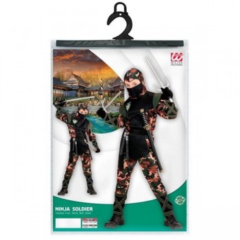 DISFRAZ DE SOLDADO NINJA INFANTIL UNISEX 7-9 AÑOS