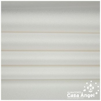 CRESPÓN ELÁSTICO BLANCO ROTO SATINADO SERIE ALMENDRA 150cm
