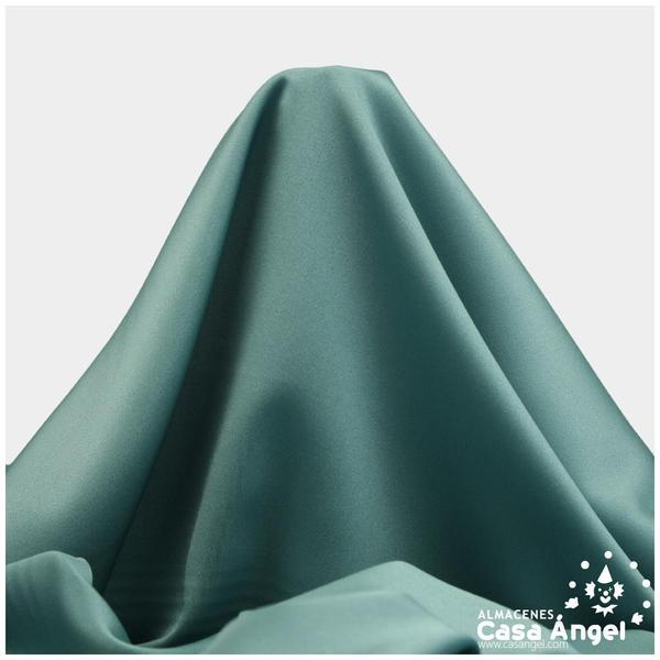 CRESPÓN ELÁSTICO VERDE MAR SATINADO SERIE ALMENDRA 150cm
