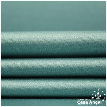 CRESPÓN ELÁSTICO VERDE MAR SATINADO SERIE ALMENDRA 150cm