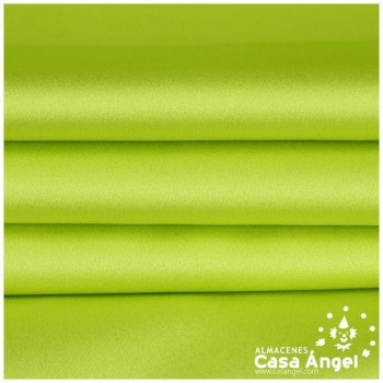 CRESPÓN ELÁSTICO PISTACHO SATINADO SERIE ALMENDRA 150cm