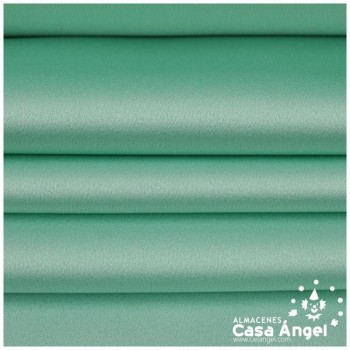 CRESPÓN ELÁSTICO VERDE AGUA SATINADO SERIE ALMENDRA 150cm