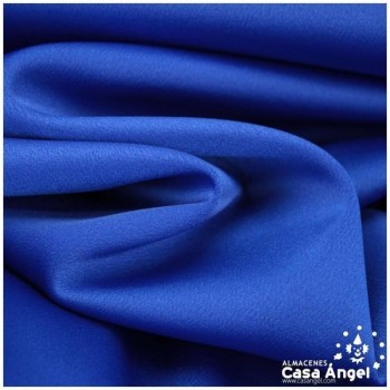 CRESPÓN ELÁSTICO AZUL SATINADO SERIE ALMENDRA 150cm