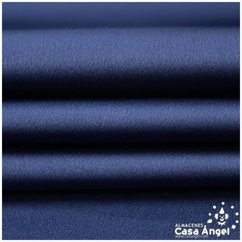 CRESPÓN ELÁSTICO AZUL MARINO SATINADO SERIE ALMENDRA 150cm
