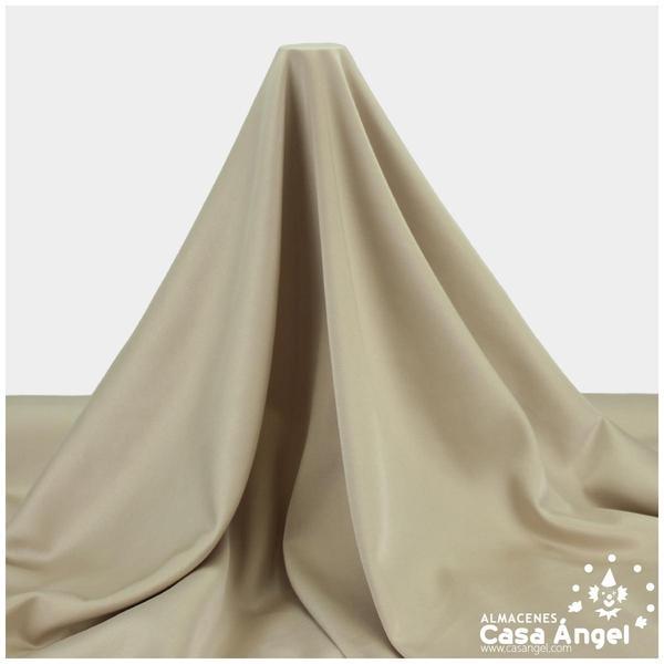CRESPÓN ELÁSTICO BEIGE SATINADO SERIE ALMENDRA 150cm