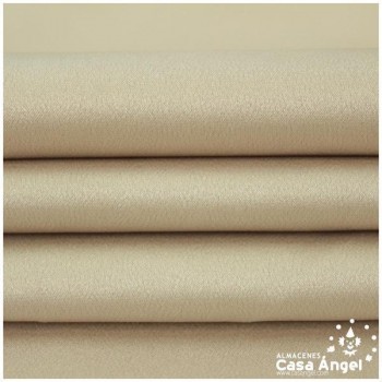 CRESPÓN ELÁSTICO BEIGE SATINADO SERIE ALMENDRA 150cm