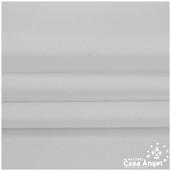 CRESPÓN ELÁSTICO BLANCO SATINADO SERIE ALMENDRA 150cm