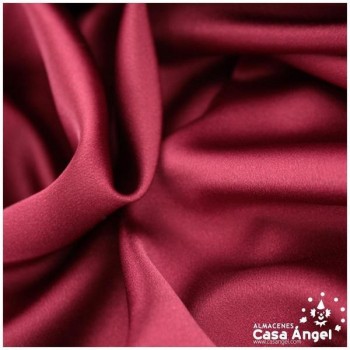 CRESPÓN ELÁSTICO BURDEOS SATINADO SERIE ALMENDRA 150cm