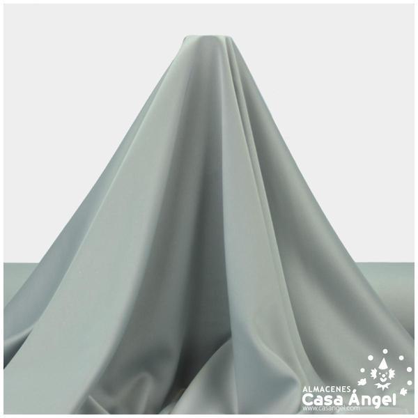 CRESPÓN ELÁSTICO GRIS SATINADO SERIE ALMENDRA 150cm