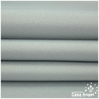 CRESPÓN ELÁSTICO GRIS SATINADO SERIE ALMENDRA 150cm