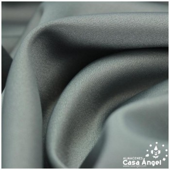 CRESPÓN ELÁSTICO GRIS OSCURO SATINADO SERIE ALMENDRA 150cm