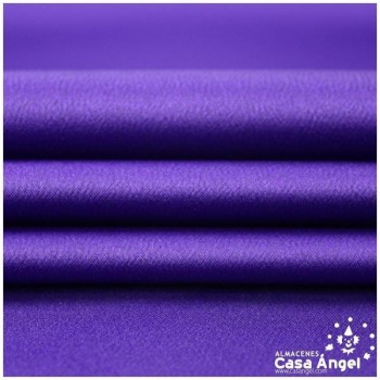 CRESPÓN ELÁSTICO MORADO SATINADO SERIE ALMENDRA 150cm