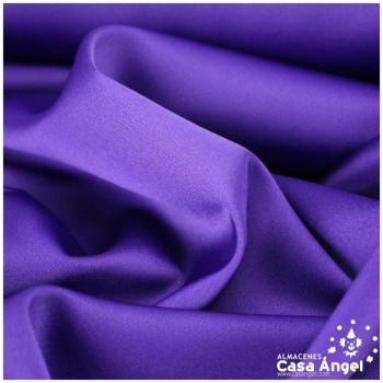 CRESPÓN ELÁSTICO MORADO SATINADO SERIE ALMENDRA 150cm