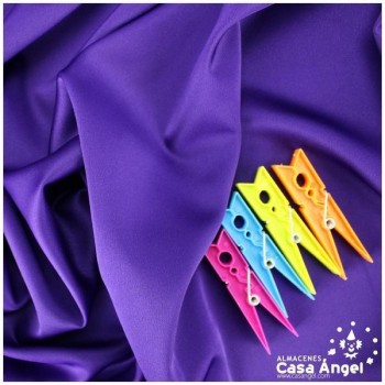 CRESPÓN ELÁSTICO MORADO SATINADO SERIE ALMENDRA 150cm