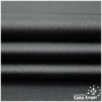 CRESPÓN ELÁSTICO NEGRO SATINADO SERIE ALMENDRA 150cm