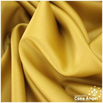CRESPÓN ELÁSTICO DORADO SATINADO SERIE ALMENDRA 150cm