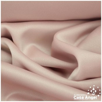 CRESPÓN ELÁSTICO ROSA SATINADO SERIE ALMENDRA 150cm