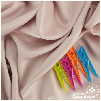 CRESPÓN ELÁSTICO ROSA SATINADO SERIE ALMENDRA 150cm